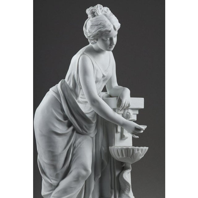 Porcelain Biscuit Sculpture by Nicolas Lecorney, 1885 For Sale - Image 15 of 18