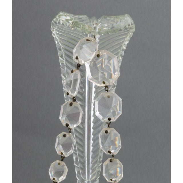 Victorian Style Cut Crystal Candelabra, Pair For Sale - Image 11 of 13