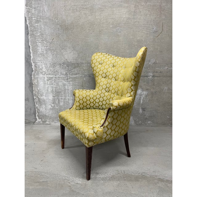 1940s 1940's Mid Century Modern Butterfly Wingback Chair For Sale - Image 5 of 10