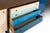 Wood Restored Mid-Century Modern Sled-Based Credenza a Fusion of Inspiration After George Nelson and Finn Juhl, Usa, C. 1960s For Sale - Image 7 of 18