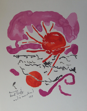 André Marchand, Soleil Couchant, Lithograph