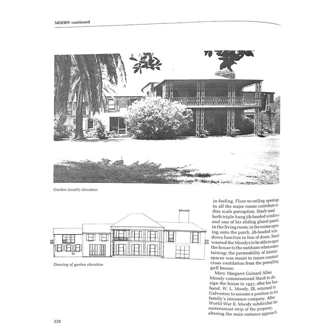 White "The Architecture of John F. Staub: Houston and the South" 1979 Barnstone, Howard (Inscribed) For Sale - Image 8 of 10