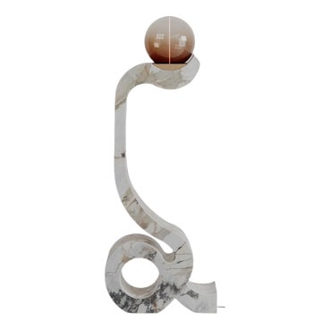 Calacatta Macchia Vecchia Lucerna Lamp by Esther Knopfler For Sale