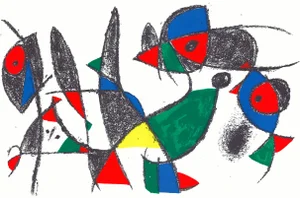 Joan Miró "Lithograph Ix" 1975 Lithograph