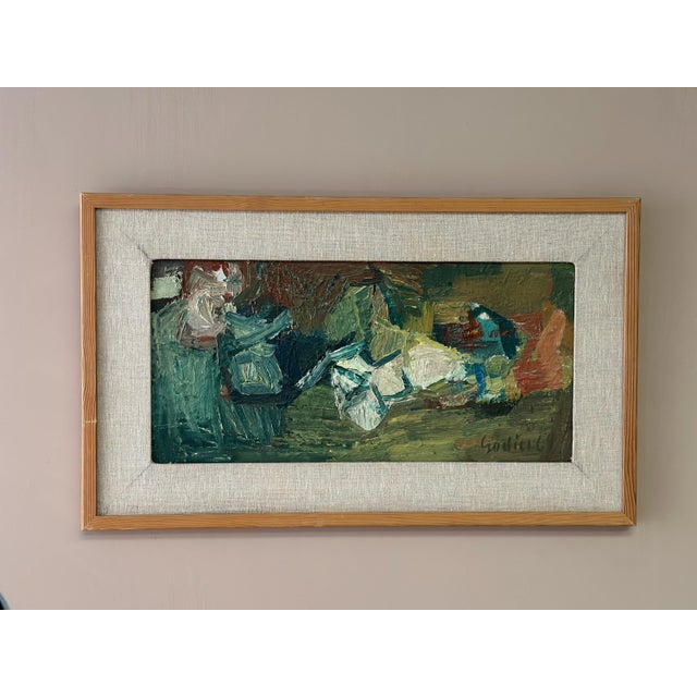 Ragnar Godin, Ragunda, Jämtland, 1960s, Oil on Panel For Sale - Image 11 of 13