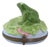 Limoges France Peint Main Frog on Lily Pad Hand Painted Porcelain Trinket Box For Sale