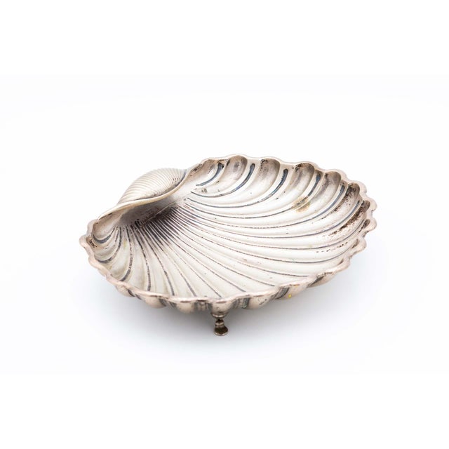 Shell-Shaped Silver Fruit Bowl For Sale - Image 5 of 5