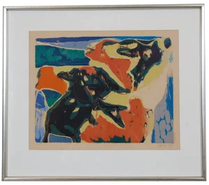 Asger Jorn, Untitled, Lithograph, 1972