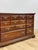 American Vintage Dresser American Drew Nine Drawer Lowboy Traditional Brass Hardware For Sale - Image 3 of 18