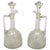 Crystal Wine or Liqueur Bottles With Diamond Cut Sharpening, Set of 2 For Sale - Image 5 of 5