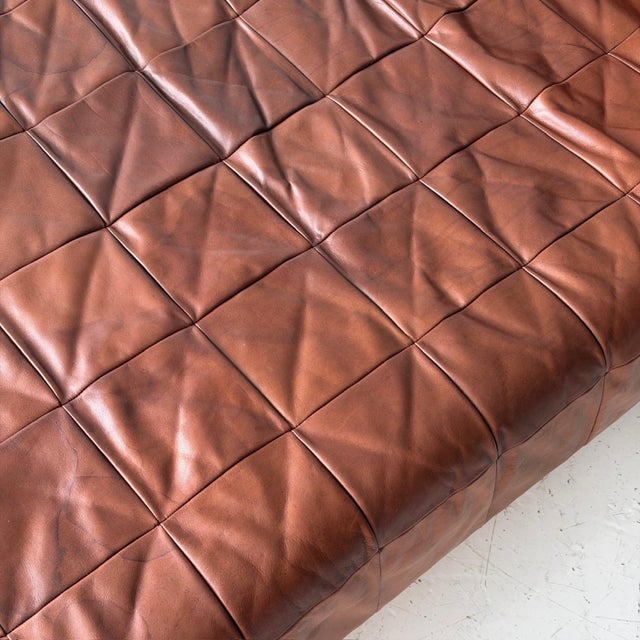 Mid-Century Modern Patchwork Leather Daybed by De Sede c. 1960s. For Sale - Image 3 of 9