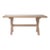 Matthew Izzo Home Taverna Reclaimed Elm Wood Minimalist Rectangular Dining Table For Sale