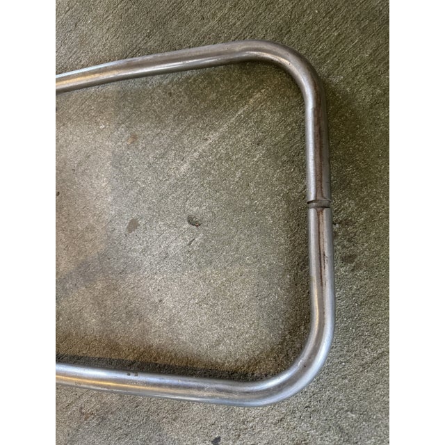 Chocolate Mid 20th Century Vintage Bent Wood and Chrome Chair For Sale - Image 8 of 11