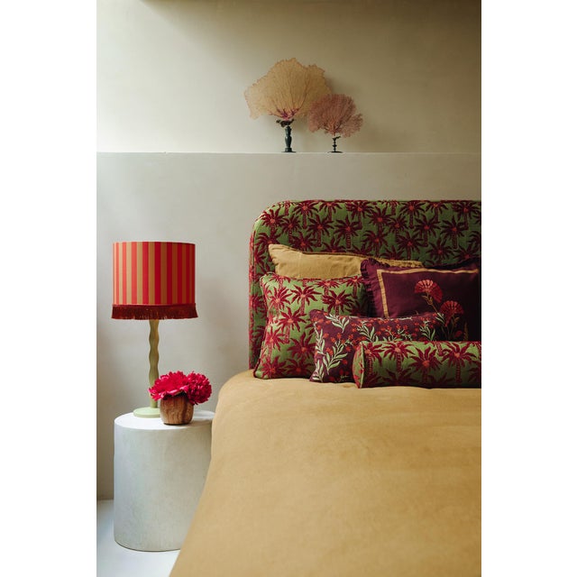 Bring personality and warmth to your home with this bold, art-inspired lampshade. Digitally printed on 100% organic cotton...