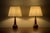 Metal Table Lamps in the style of Otto Schulz, Set of 2 For Sale - Image 7 of 10