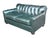Vintage Dark Green Tufted Leather English Club Loveseat For Sale In Los Angeles - Image 6 of 14