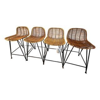 Palecek Hermosa Counter Stools- Set of 4 For Sale