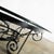 Vintage Rustic Spanish Revival Style Coffee Table Hand Wrought Iron Round With Glass Top For Sale - Image 12 of 17