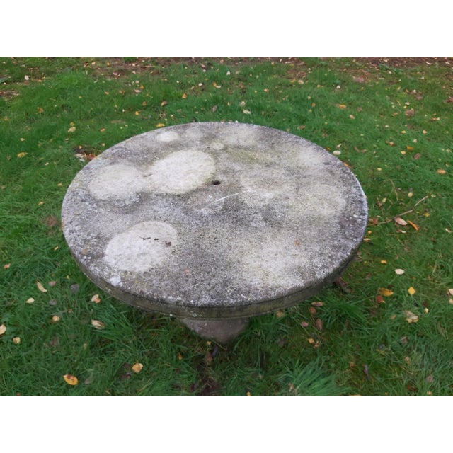 1960s Mid-Century Concrete Garden Table in the Style of Mangiarotti & Up & Up For Sale - Image 5 of 10