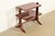 Baker Furniture Regency Banded Flame Mahogany Two-Tier Tea Table or Occasional Side Table For Sale - Image 12 of 12