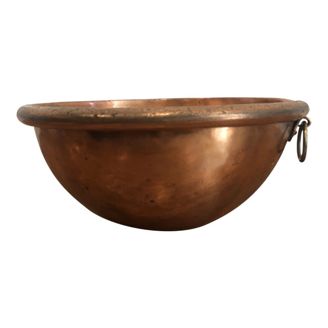 French Copper Confectionary Bowl For Sale