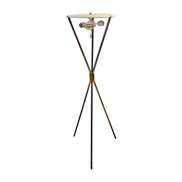 Mid 20th Century Th Robsjohn Gibbings Tripod Lamp for Hansen Lighting Co. For Sale - Image 5 of 10