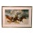 Late 20th Century Equestrian Gouache Painting by Ralph Scharrf, Framed For Sale - Image 4 of 4
