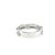 Minimalism Roberto Coin Love in Verona 4mm Diamond Flower Band 18k White Gold 0.15ctw Size 6.5 For Sale - Image 3 of 5