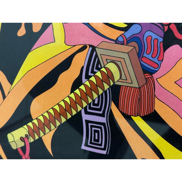 Printmaking Materials Tom Kamifuji "Kubuki Actor" Print, Circa 1960's For Sale - Image 7 of 12