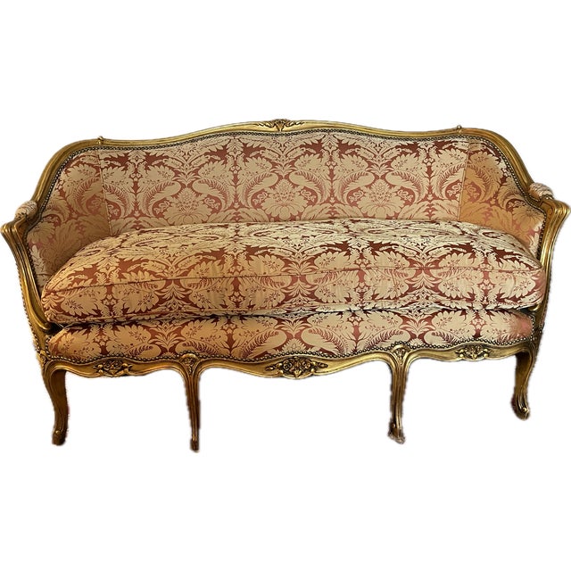 French 1960s Louis XV Armchairs Set (3) For Sale - Image 3 of 5