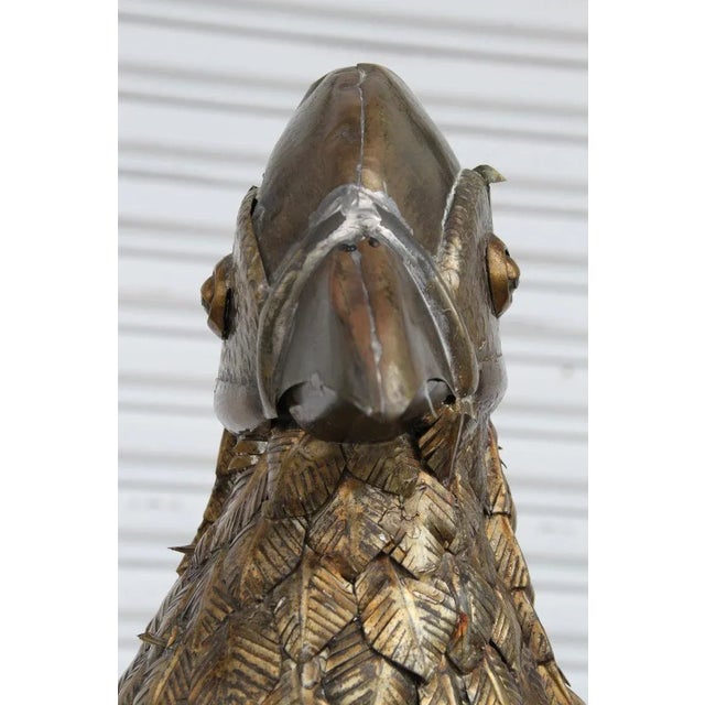 Vintage Sergio Bustamante Pheasant Bird Sculpture 54/100 Signed For Sale - Image 11 of 12