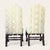 20th Century Flemish-Style Walnut High-Back Side Chairs, Pair For Sale In New York - Image 6 of 7
