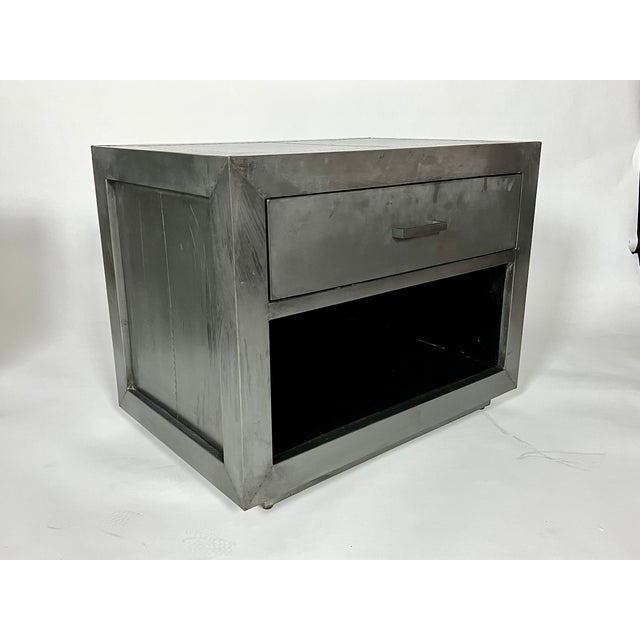 Restoration Hardware Metal Wrapped Nightstands Chairish