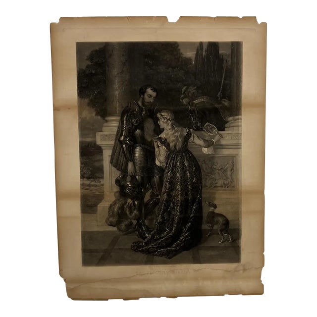 Victorian Antique Art the Nightly Mirror Phillip Richard Morris 1887 For Sale