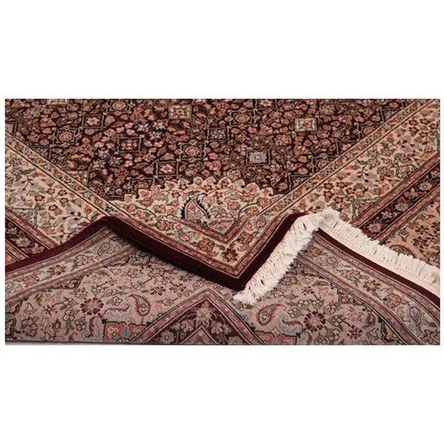 Indian Handwoven Indian Agra Style Area Rug 8'0"×10'0" For Sale - Image 3 of 12