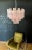 Pink Murano Glass Tube Chandelier For Sale - Image 8 of 13