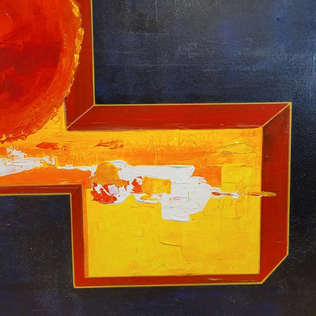 Cécile Genon Sorel, African Sun, 2007, Oil on Canvas For Sale - Image 18 of 18
