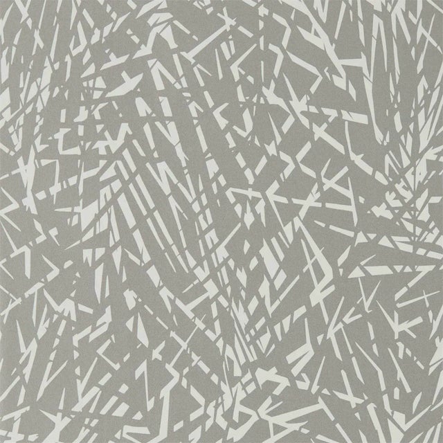 Harlequin Lorenza Wallpaper in Pewter For Sale