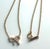 Tiffany and Co 18k Rose Gold and Diamond Delicate Bow Necklace For Sale In New York - Image 6 of 8