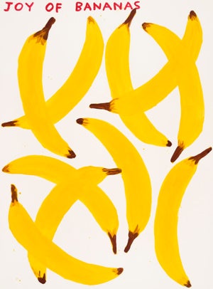 David Shrigley Bananas Print