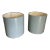 Worlds Away Painted Tole Lamp Shades - a Pair For Sale