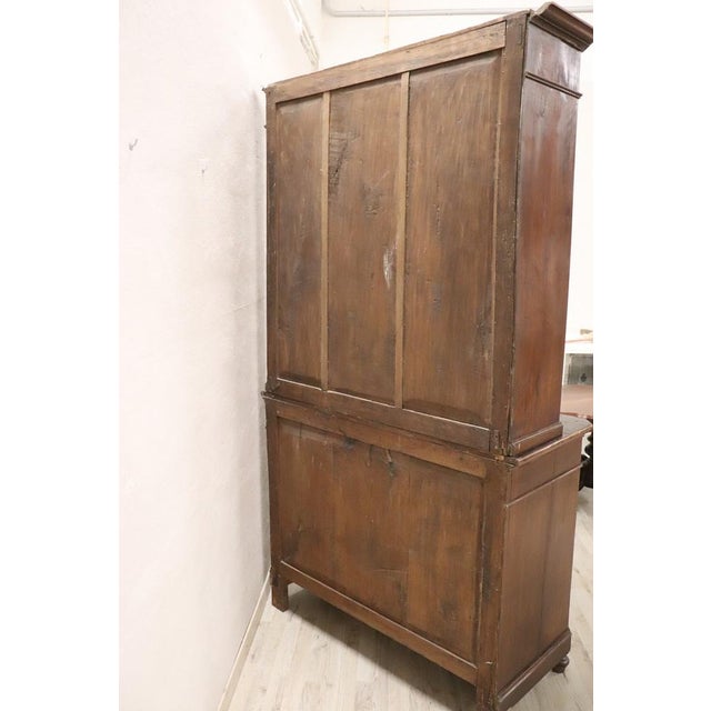 Sideboard in Walnut Veneer, 19th Century For Sale - Image 10 of 11