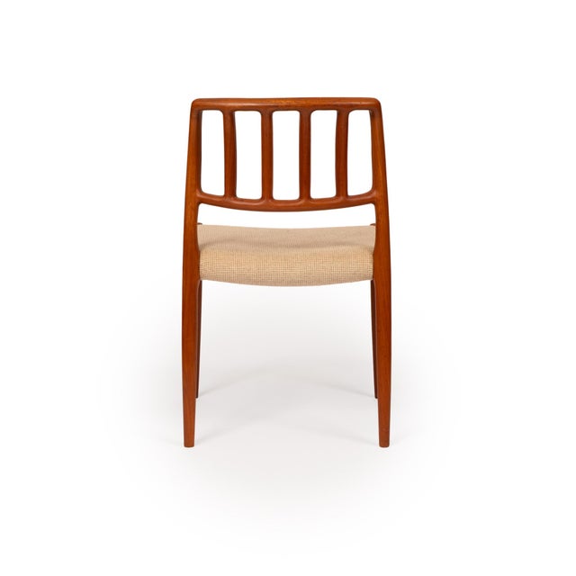 Wood Vintage Danish Mid-Century Niels Otto Møller No. 83 Teak Dining Chairs (Set of 6) For Sale - Image 7 of 8