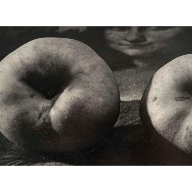 Signed surrealist photograph by Gene Fenn, with dedication on the back, stamp and signature. 20th century photograph by...