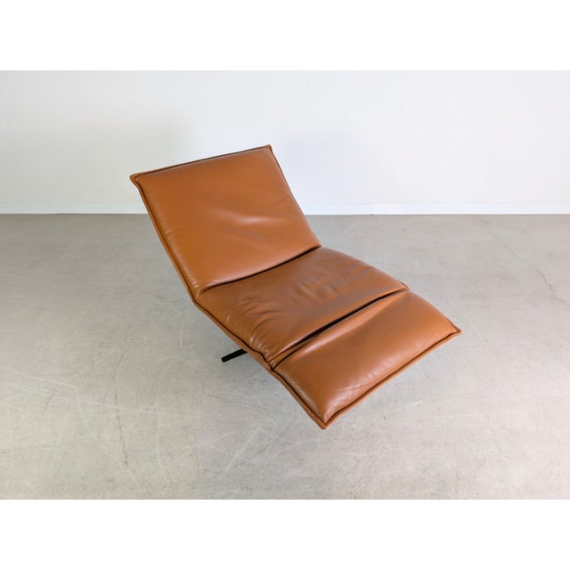 Epos Free Motion Armchair in Cognac Brown Leather from Koinor For Sale - Image 6 of 15