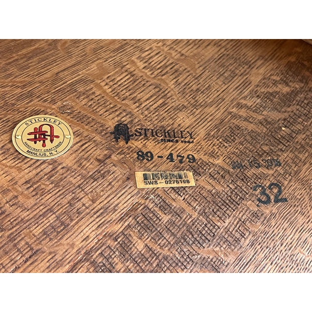 Vintage Harvey Ellis by Stickley Oak Cocktail Table For Sale - Image 9 of 11