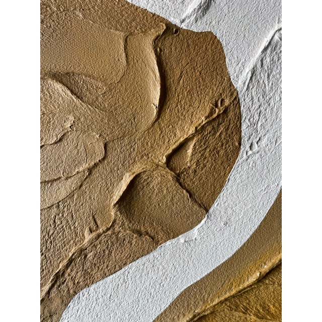 Contemporary 2025 "Esprimere" Abstract Minimalist Painting on Canvas by Artist r.k. Red For Sale - Image 3 of 4