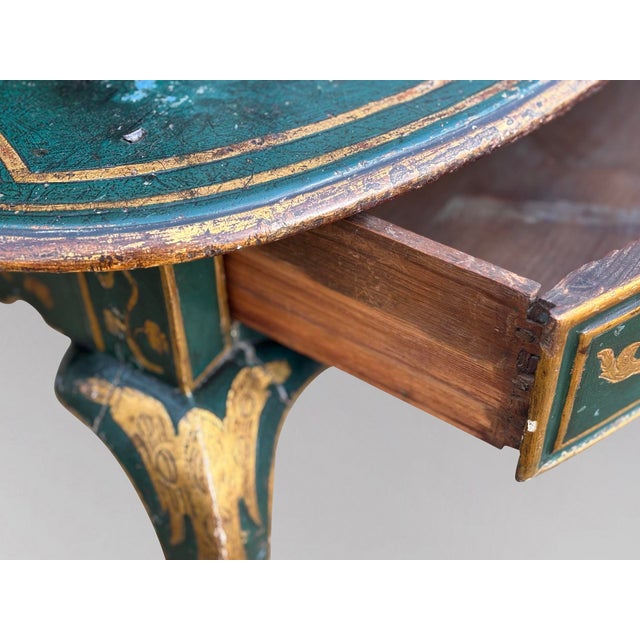 Early 18th Century Antique Venetian Travelling Desk on Table, 1720 For Sale - Image 5 of 14