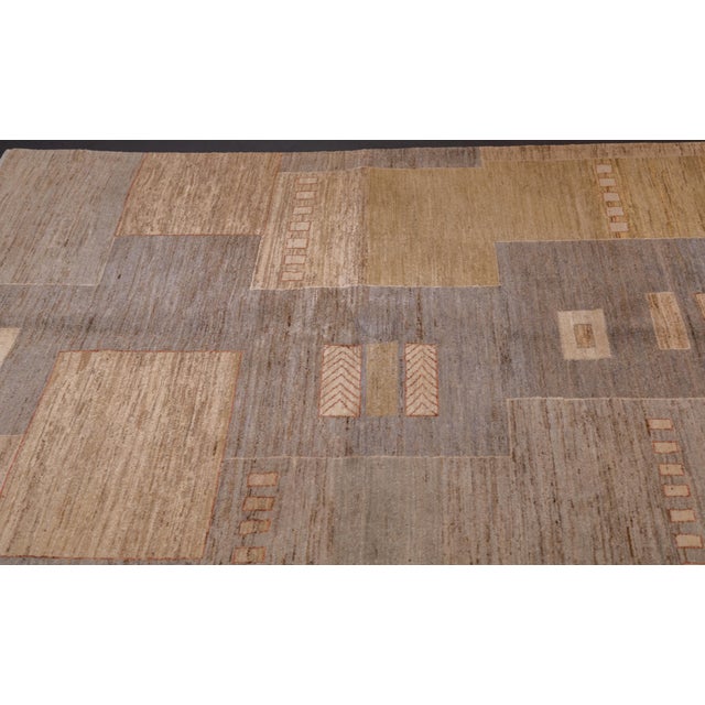 Early 21st Century Contemporary Gabbeh Rug 4'10'' X 6'6'' For Sale - Image 5 of 11
