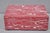 Modern Lava Marble Inlay Pink Coral Covered Jewelry Trinket Box by Current Home For Sale - Image 14 of 15
